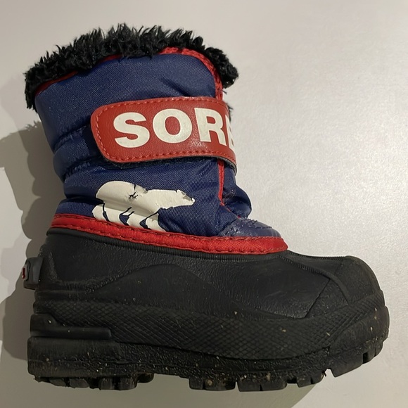 Sorel Toddler Snow Commander Boots, Size 7 - Picture 5 of 8